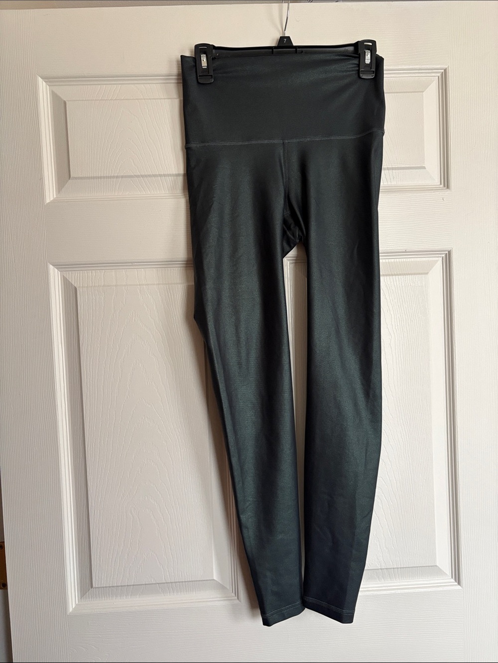 Old navy active leggings, Faux leather look